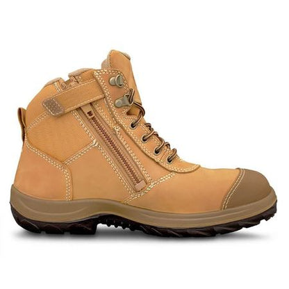 Oliver Wheat Zip Sided Ankle Boot (34662)
