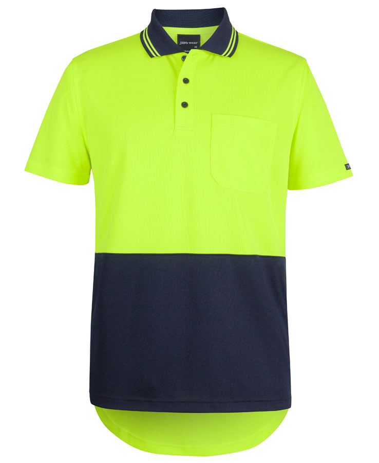 JB's Hi Vis S/S Drop Tail Polo (6HDS)