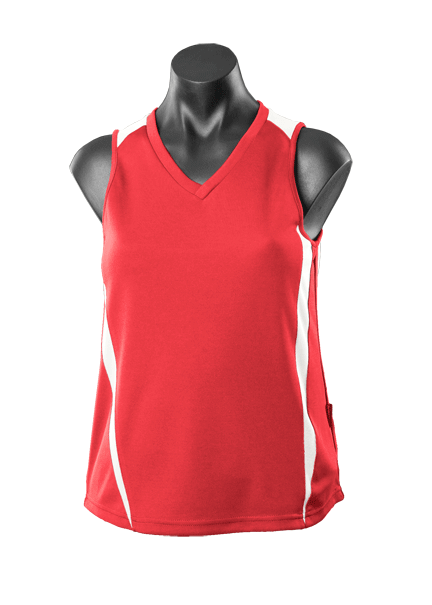Aussie Pacific Eureka Ladies Singlets 2nd (10 Colour )-(2104)