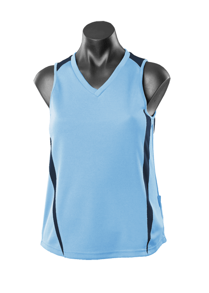 Aussie Pacific Eureka Ladies Singlets 2nd (10 Colour )-(2104)