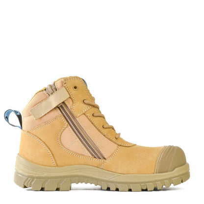 Bata Zippy LaceUp with Zip Safety WorkBoot (804-88841)