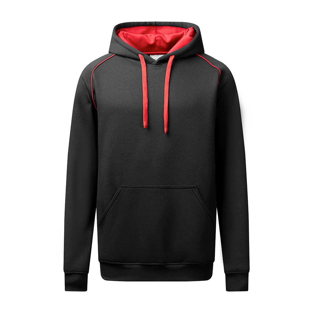 Bocini Men's Inner Hood Contrast Fleecy Hoodie-(CJ2408)
