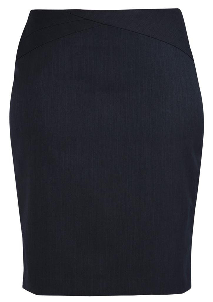 Biz Corporates-Biz Corporates Chevron Band Skirt-Navy / 4-Corporate Apparel Online - 6