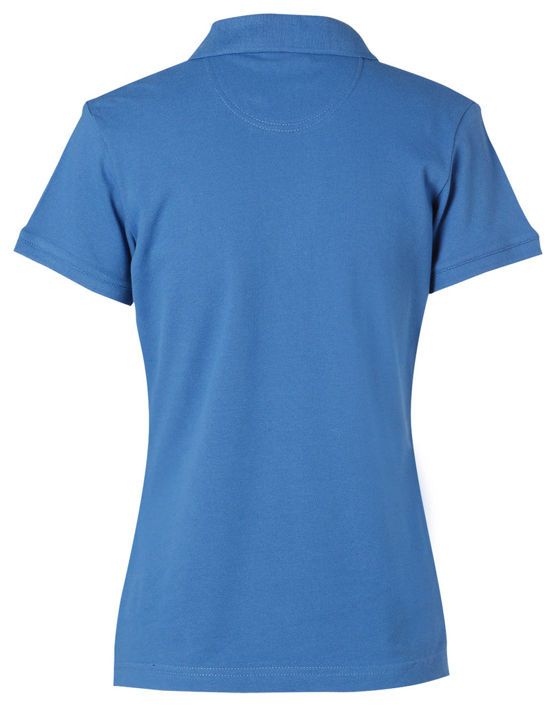Winning Spirit Ladies' Short Sleeve Cotton/Elastane Polo 1st (8 colour) (PS40)