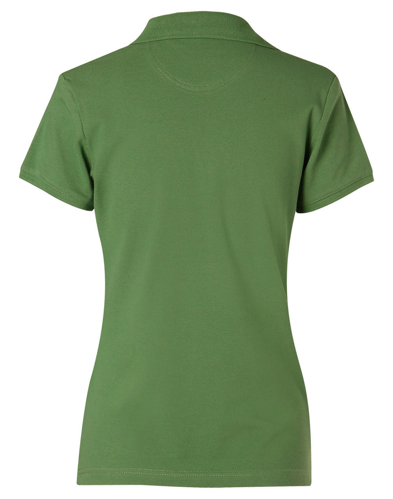 Winning Spirit Ladies' Short Sleeve Cotton/Elastane Polo 1st (8 colour) (PS40)