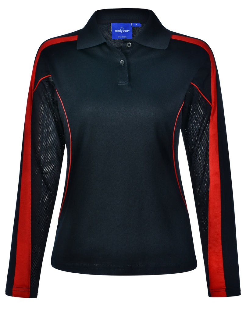 Winning Spirit Ladies' TrueDry® Long Sleeve Polo (PS70)