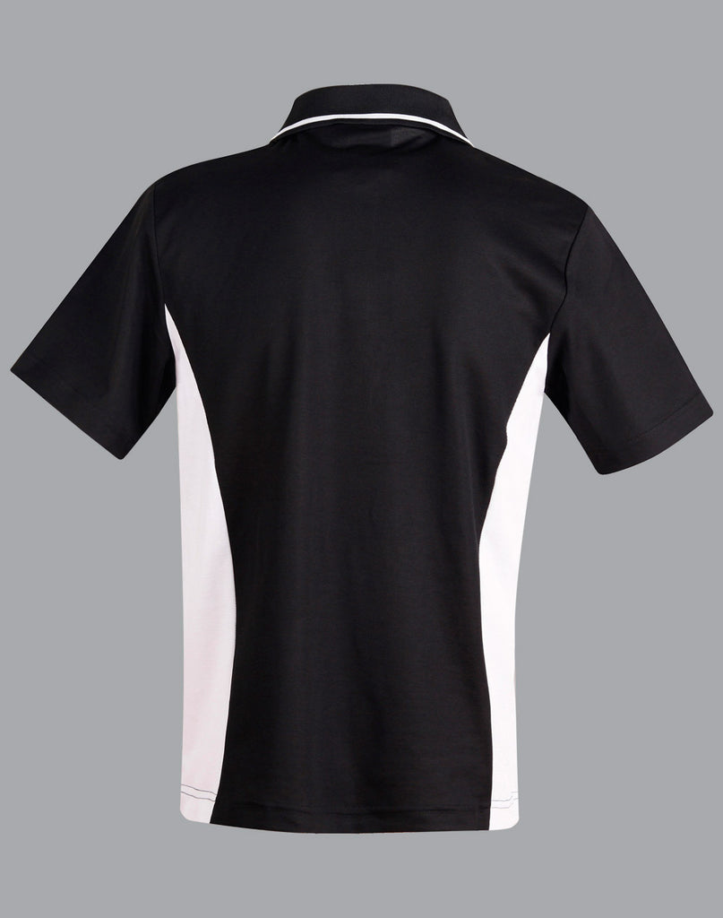 Winning Spirit Men's TrueDry® Contrast Short Sleeve Polo (1st 10 Colours) (PS73)