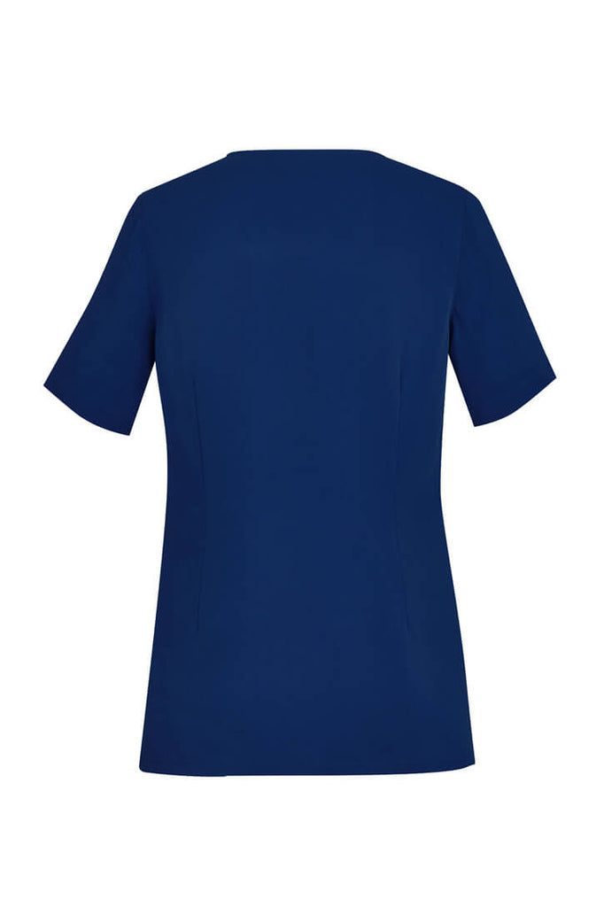 Biz Care Womens Tailored Fit Round Neck Scrub Top (CST942LS)